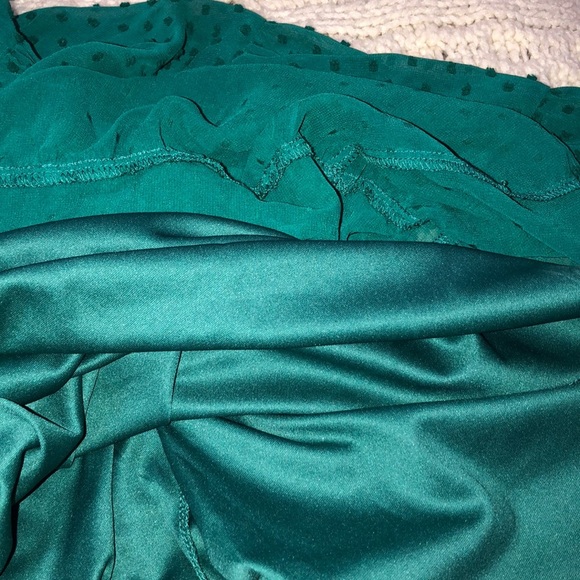 Trixxi green boho dress size XLarge - Picture 7 of 9